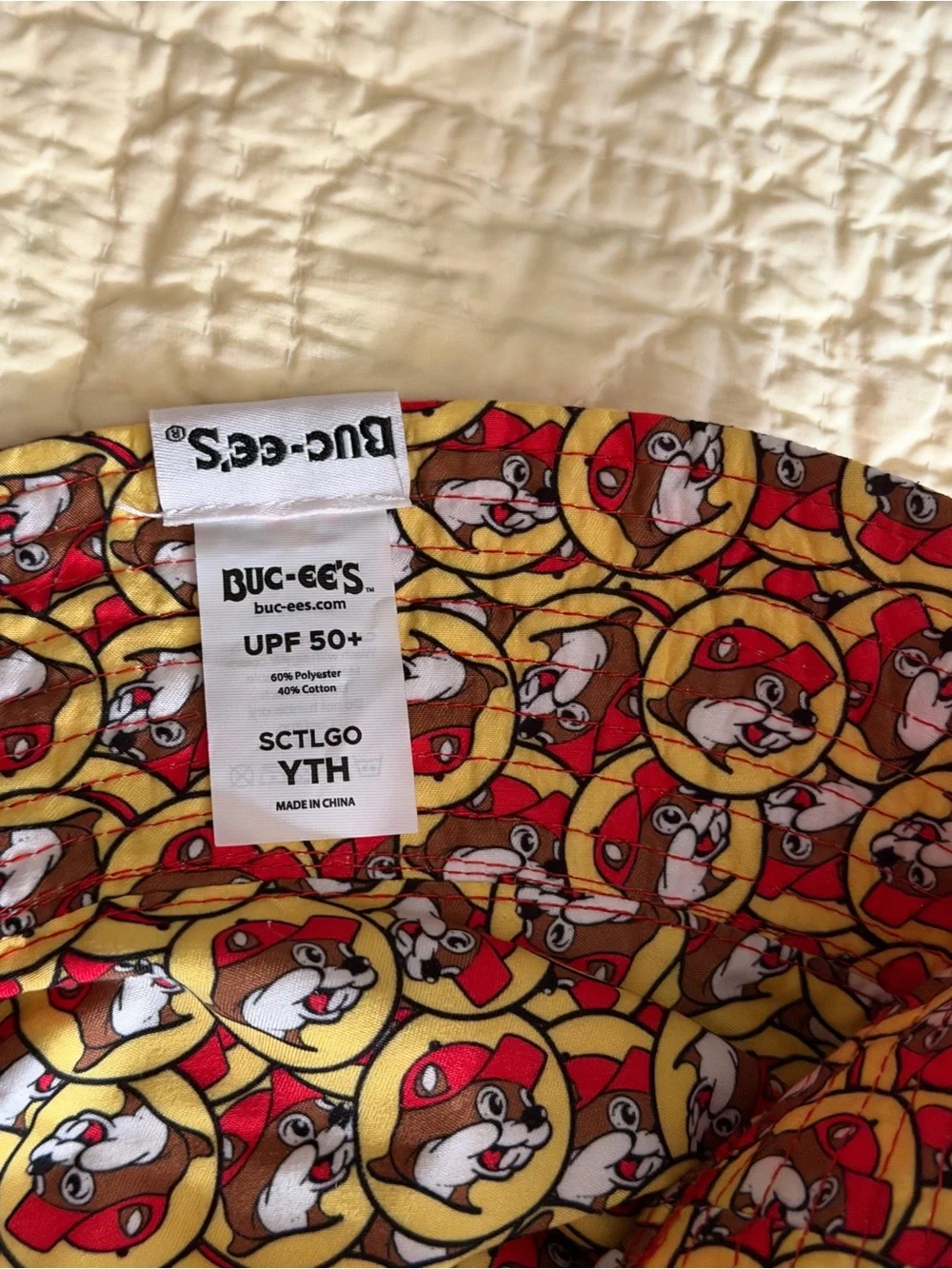 Buc-ee's Red Kids' Bucket Hat size- Youth